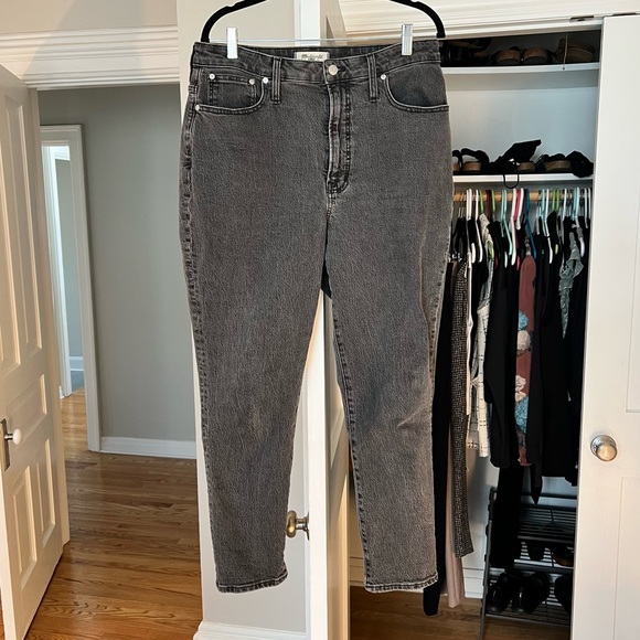 Madewell The Curvy Perfect Vintage Jean 31 Lunar Wash Black - Picture 3 of 6